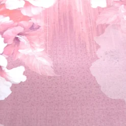 SanDaLu Jersey mit Hibiskus in rosa Detail grafische Akzente