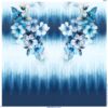 SanDaLu Jersey Panel Hibiskus blau weiß mit Farbverlauf komplett