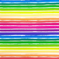 SanDaLu gestreifter Stoff in Regenbogenfarben