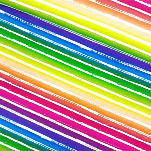 SanDaLu Jerseystoff Regenbogenstreifen auf Ballen