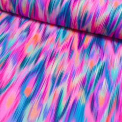 SanDaLu Viskosestoff Ethno Pop in pink