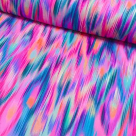 SanDaLu Viskosestoff Ethno Pop in pink