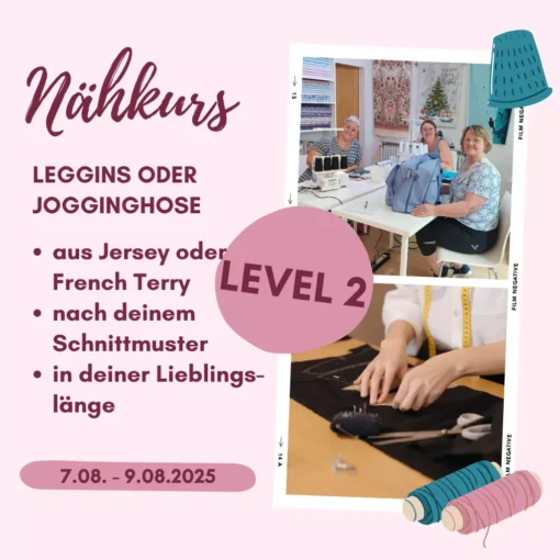 SanDaLu Leggings und Jogginghose Nähkurs für Erwachsene