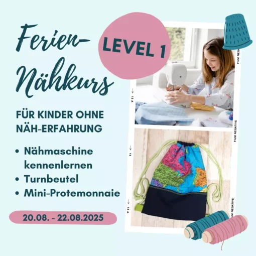 SanDaLu Sommerferien Nähkurs für Kinder