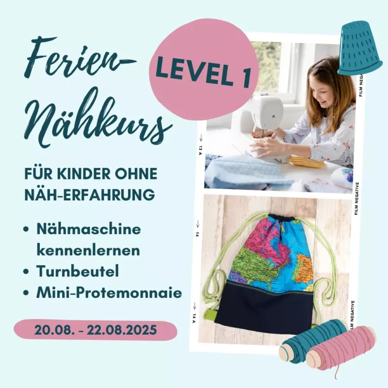 SanDaLu Sommerferien Nähkurs für Kinder