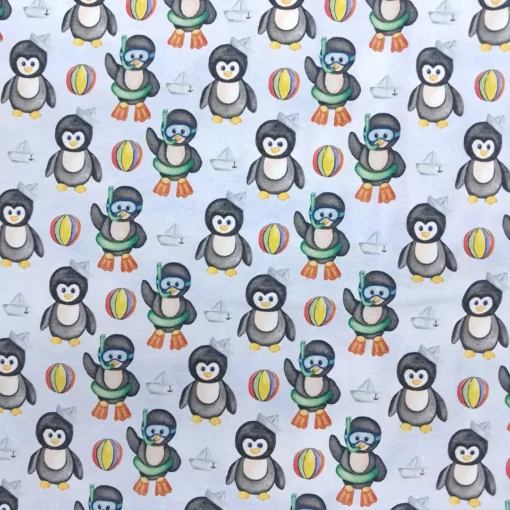 Jersey Beachtime mit Pinguinen und Wasserbällen