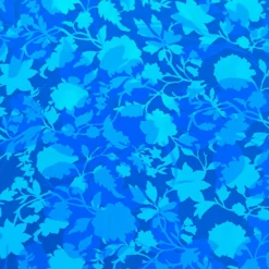 SanDaLu Blusenstoff blaue Viskose Meterware