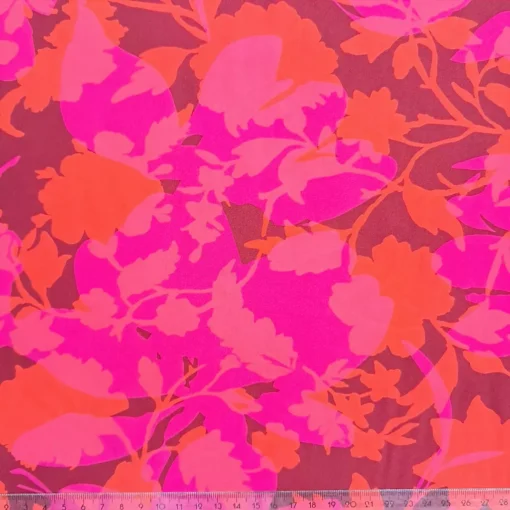 Viskose Webware rot pink Lineal