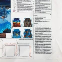 SanDaLu Dino Panel aus robustem Canvas Nähanleitung