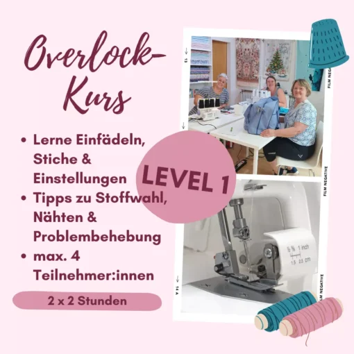Overlock Kurs bei SanDaLu - Deinem Stoffgeschäft in Troisdorf