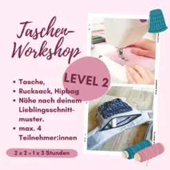 SanDaLu Taschen Nähkurs in Troisdorf