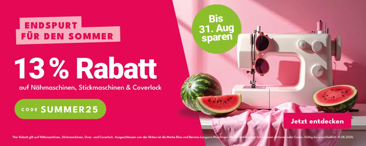 Sommer Endspurt bei der Nähwelt Flach