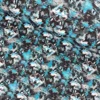 SanDaLu French Terry mit Wolf Motiv aqua Ballen
