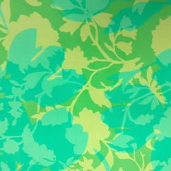 SanDaLu Jerseystoff mit Bluetenmuster alle Farben gruen Detail 2 ⋆ SanDaLu