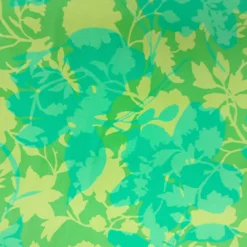SanDaLu Jerseystoff mit Bluetenmuster alle Farben gruen Detail ⋆ SanDaLu
