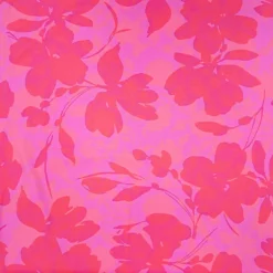SanDaLu Baumwolljersey mit Blütenmuster in pink