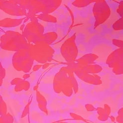 SanDaLu Baumwolljersey mit Blütenmuster in pink Detail