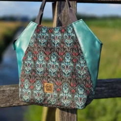 SanDaLu Kunstleder mint metallic Nähbeispiel