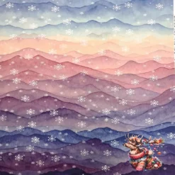 SanDaLu Stoffpanel Reh Weihnachten ⋆ SanDaLu