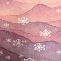SanDaLu Stoffpanel Reh Weihnachten Schneeflocken Detail ⋆ SanDaLu