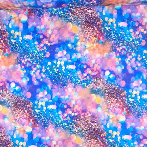 SanDaLu angerauter Sweat mit Fake Glitzer