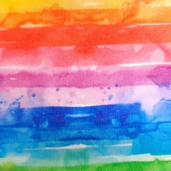 Regenbogen Streifen Stoff Aqaurell Farben