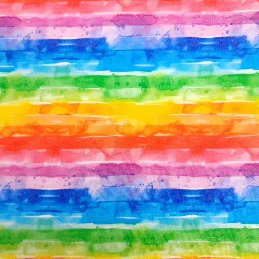 SanDaLu Sweatstoff Regenbogen