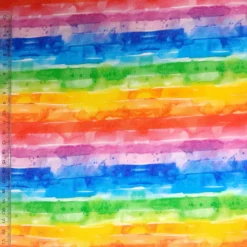 SanDaLu Sweatstoff Regenbogen Lineal