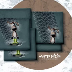 SanDaLu Stoffpanel The Raindeer von thorsten Berger