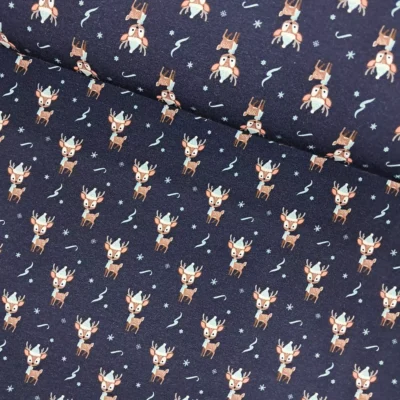 SanDaLu Sweat Rehkitz mit Mütze Ballen