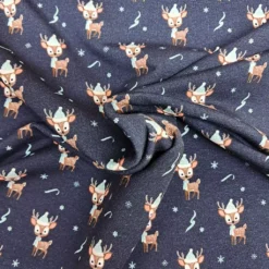 SanDaLu Sweat Rehkitz mit Mütze Strudel