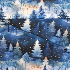 SanDaLu French Terry Winterwald Falten