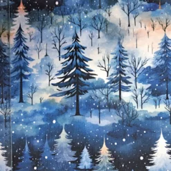 SanDaLu French Terry Winterwald Lineal