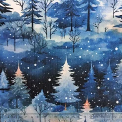 SanDaLu French Terry Winterwald Lineal