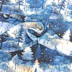 SanDaLu French Terry Winterwald Strudel