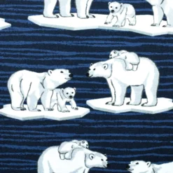 SanDaLu Eisbären Stoff aus der Serei ArcticAnmimal von JaTiJu Detail