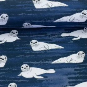 SanDaLu Robben Jersey Stoff von JaTiJu