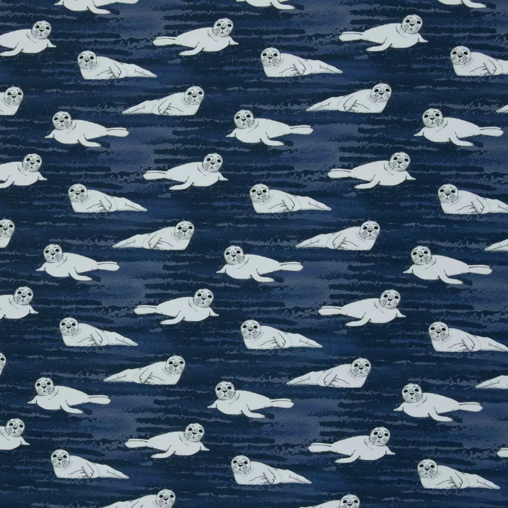 SanDaLu Seehund Jersey Stoff von JaTiJu