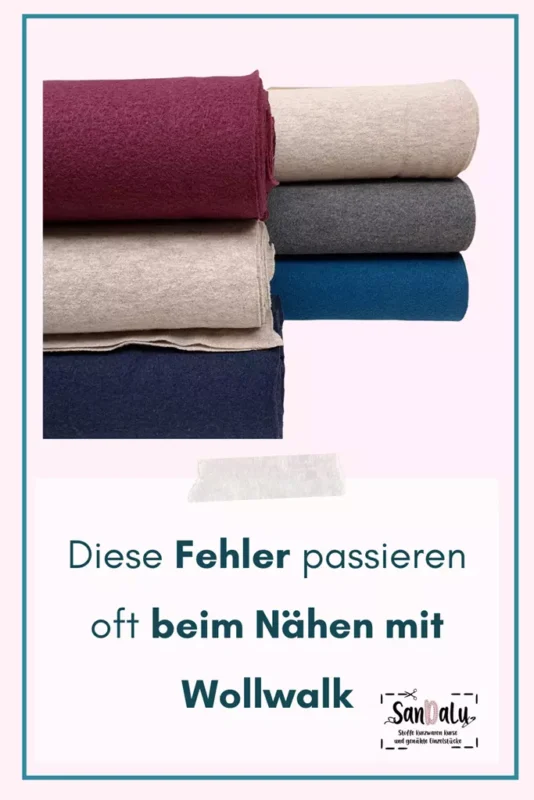 Vermeide diese Fehler beim Nähen mit Walk