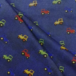 SanDaLu Alpenfleece mit bunten Traktoren