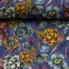 SanDaLu wasserabweisender Taschenstoff mit Blumen in Blau aus der Happy Collection von cherry Picking
