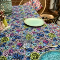 SanDaLu wasserabweisender Stoff mit Blumen aus der Happy Collection Nähbeispiel