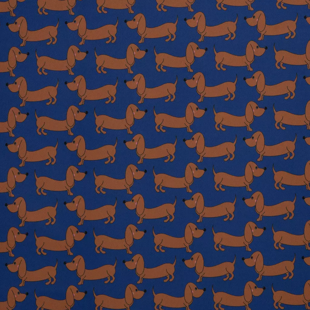 SanDaLu Dackel Stoff wasserabweisend Happy Collection Cherry Picking