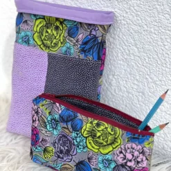 SanDaLu wasserabweisender Stoff mit Blumen aus der Happy Collection Nähbeispiel