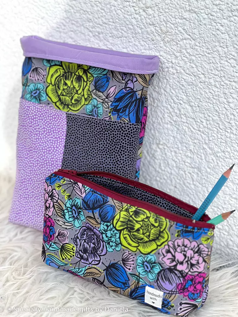 SanDaLu wasserabweisender Stoff mit Blumen aus der Happy Collection Nähbeispiel