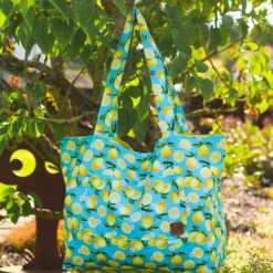 SanDaLu Canvas Zitronen Stoff Matteo Shopper