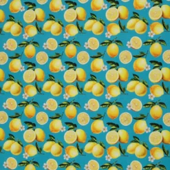 SanDaLu Canvas Zitronen Stoff Matteo