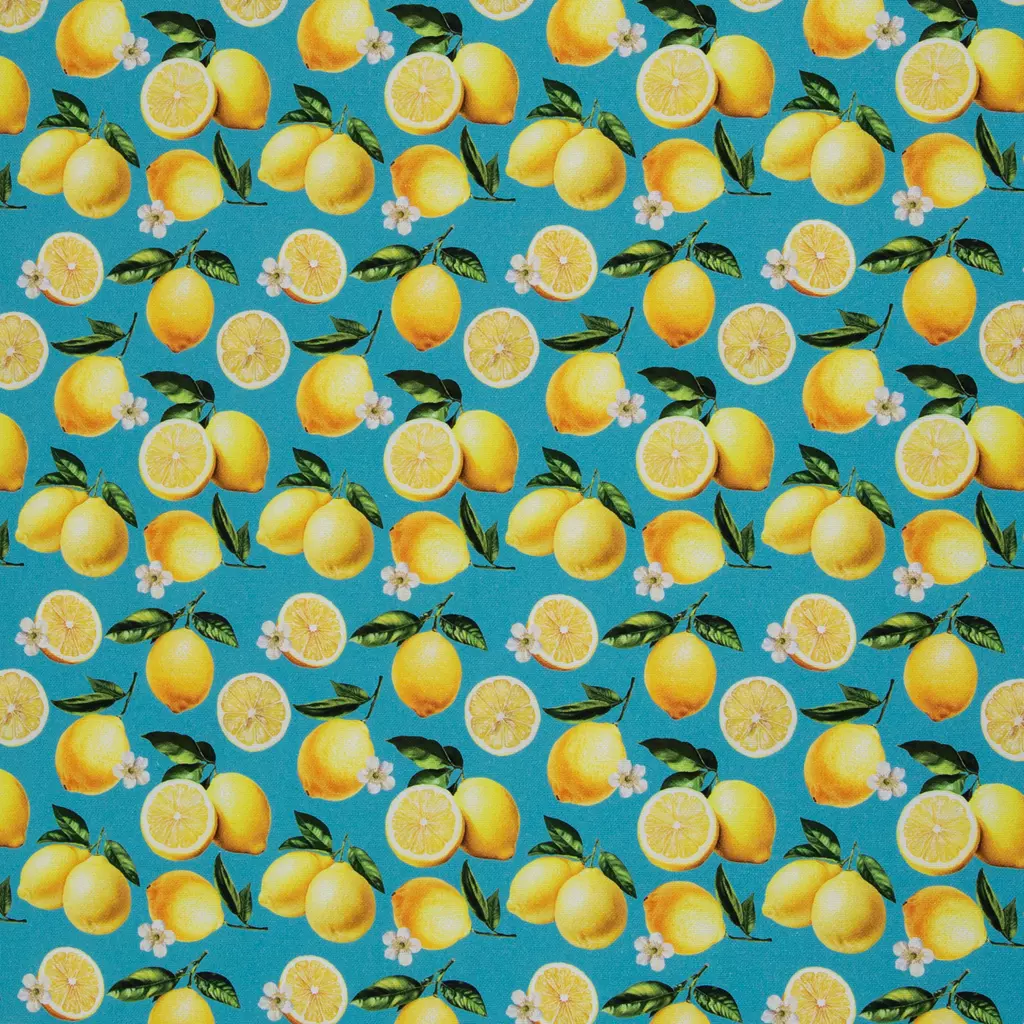 SanDaLu Canvas Zitronen Stoff Matteo