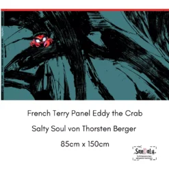 SanDaLu Panel und Kombistoff Eddy the Crab von Thorsten Berger