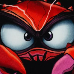 SanDaLu Panel und Kombistoff Eddy the Crab von Thorsten Berger Detail Krabbe